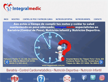Tablet Screenshot of integralmedic.com.mx